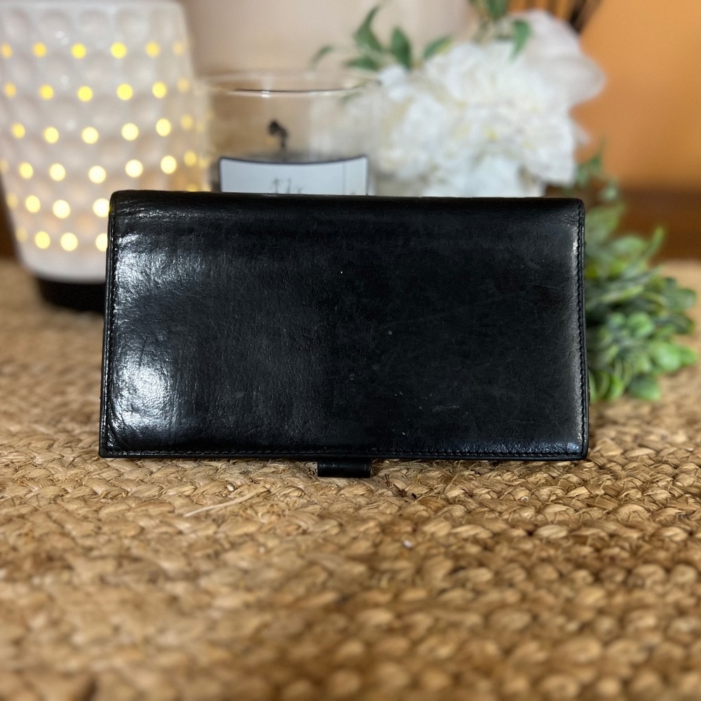 Coach Leather Checkbook Cover